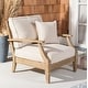 preview thumbnail 1 of 41, SAFAVIEH Couture Martinique Solid Wood Outdoor Arm Chair - 31"W x 35"D x 32"H