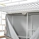 preview thumbnail 37 of 36, Metal Loft Bed with Wardrobe and Storage Shelves