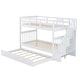 preview thumbnail 38 of 44, Twin-over-Twin Bunk Bed with Twin size Trundle for Bedroom, Dorm, Adults