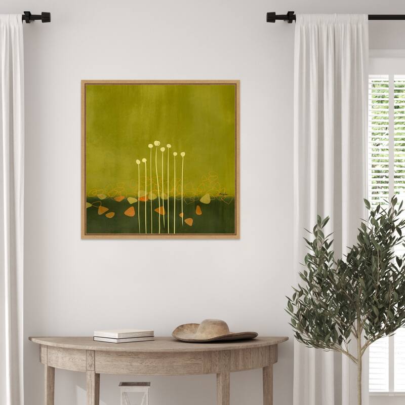 River Rocks No. 2 by Evelia Designs Framed Canvas Wall Art Print