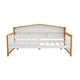 preview thumbnail 9 of 16, Wood House Daybed with Trundle and Bookcase