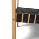 preview thumbnail 9 of 20, Christopher Knight Home - Hilary Acacia Wood Outdoor Loveseat with Woven Rope, 2-Seater Sofa