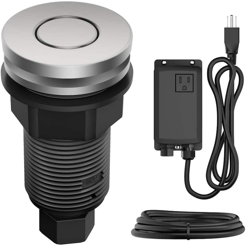 Kraus KWDA-200 Garbage Disposal Air Switch Kit with Flat-Top Push