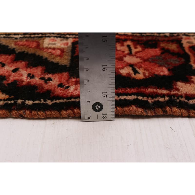 ECARPETGALLERY Hand-knotted Andelz Red Wool Rug - 4'8 x 10'6