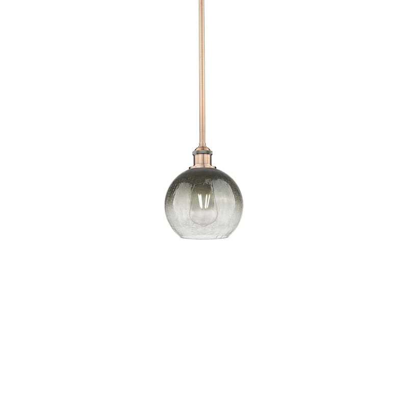 Innovations Lighting 616-1S-10-8 Brookhaven Globe Pendant Brookhaven - Antique Copper / Slate