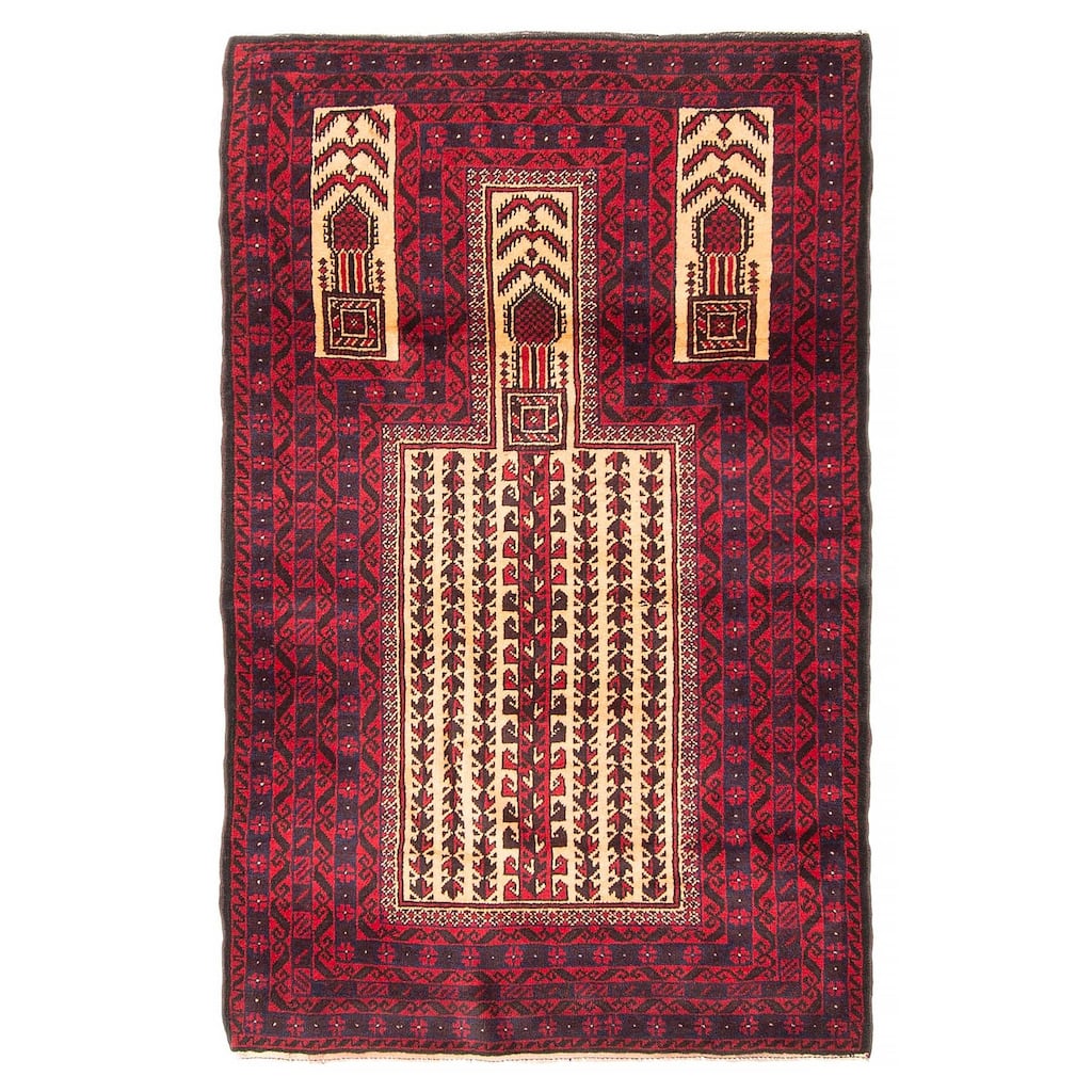 Teimani Brown Rug 2'11" x 4'7" - 2'11 x 4'7