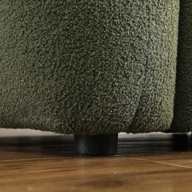 64.96 length ,35.83" deepth ,human body structure for USA people, marshmallow sofa,boucle sofa ,2 seater, BEIGE BOUCLE