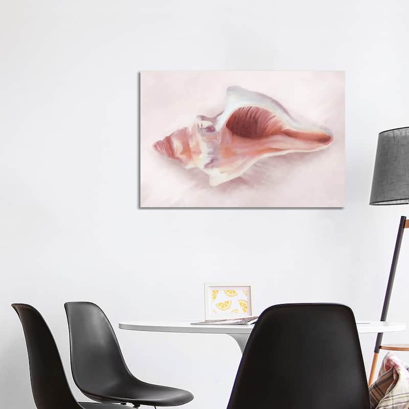 iCanvas "Conch Shell Blush II" by House Fenway Canvas Print - 26x40x1.5