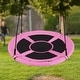 preview thumbnail 4 of 21, Outdoor and Indoor 40-Inch Flying Saucer Tree Swing for Play and Fun - 40" ~ 63"