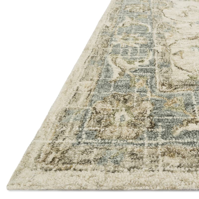 Alexander Home Transitional Scroll Hand-hooked Wool Area Rug