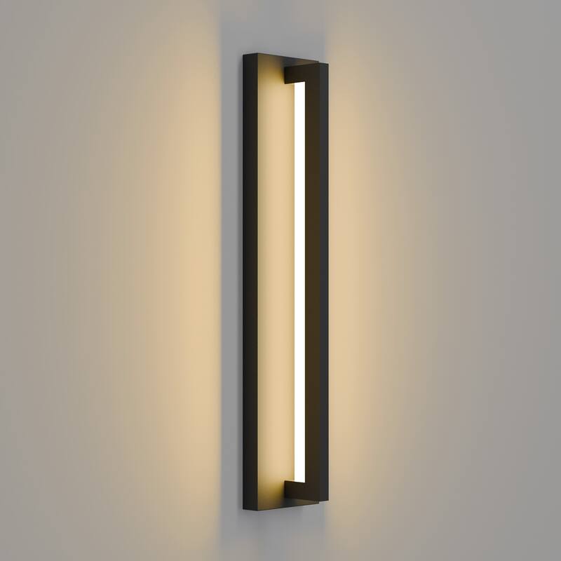 Long Outdoor Wall Lights Waterproof Modern Exterior Lighting Fixtures