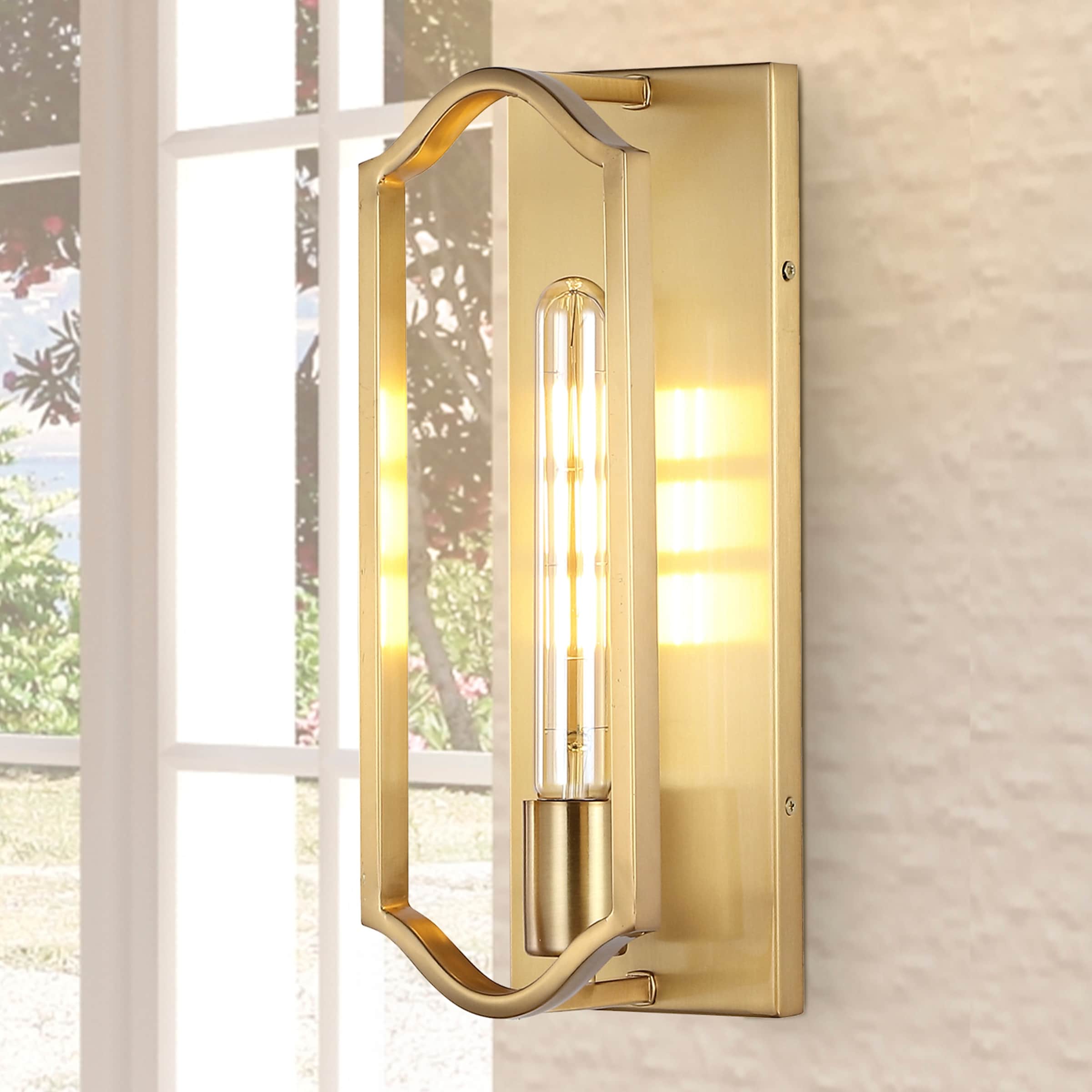 JONATHAN Y Emilia 4.75" 1-Light Modern Bohemian Iron LED Sconce