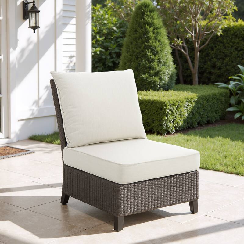 4.7" Thick Sunbrella Outdoor Cushion Set with Back and Seat Cushion