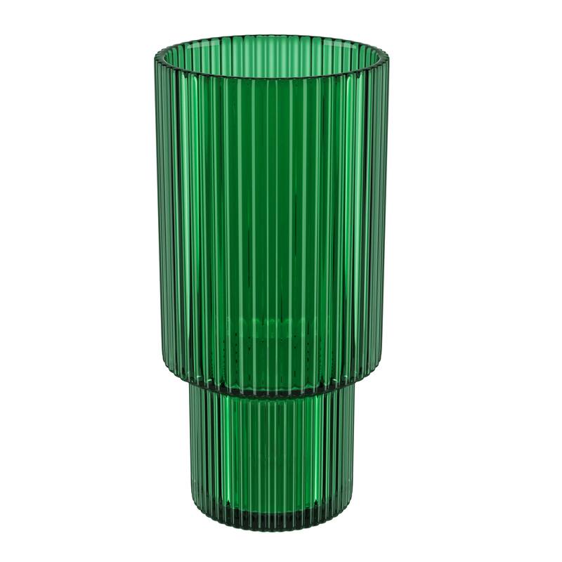 American Atelier Vintage Ribbed Fluted Glasses Set of 4