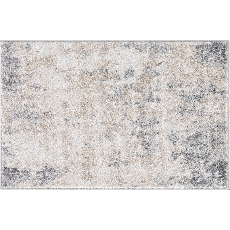 Gematria Industrial Abstract Indoor Area Rug
