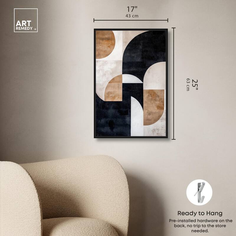 Arching Forms II Canvas by Art Remedy