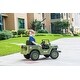 preview thumbnail 3 of 7, Ride on Car, Kids Electric Car, Tamco Riding Toys with Remote Control, Suitable for Ages 3-6 - Olive Green