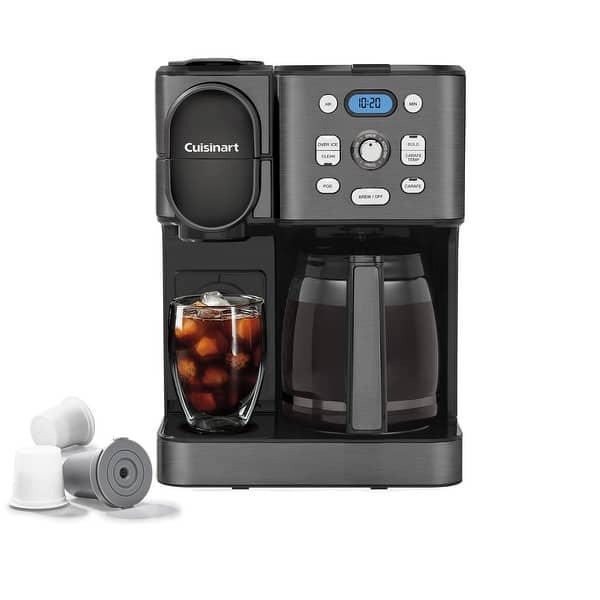 Cuisinart Coffee Center Combo Brewer, Black Stainless