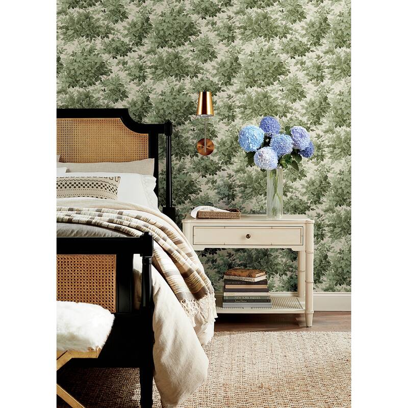 A-Street Prints Greenwood Moss Deciduous Wallpaper