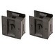 preview thumbnail 2 of 1, Design House Pocket Door Privacy Bed and Bath Lock Oil Rubbed Bronze 2-Pack