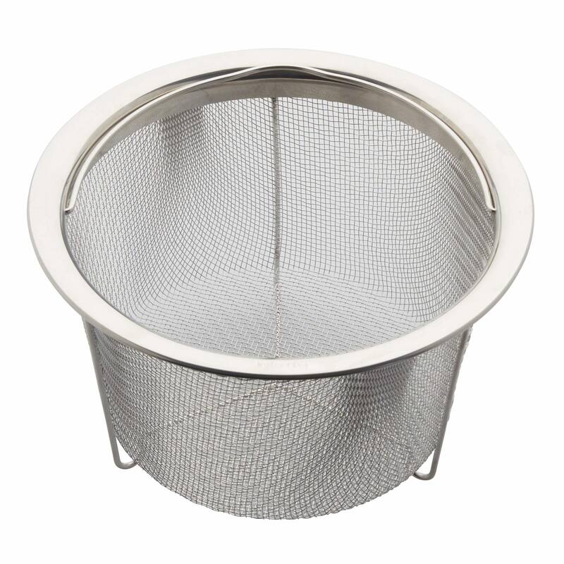 Instant Pot Official Large Mesh Steamer Basket - 8.5" D x 8.3" H - 8.5" D x 8.3" H - Silver