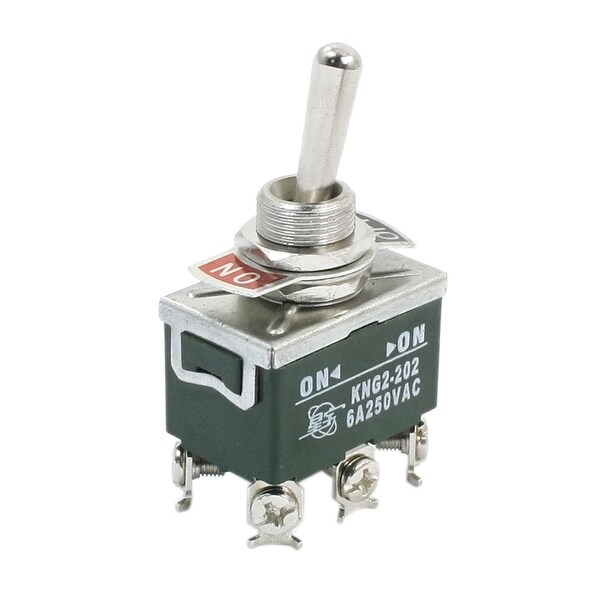 Shop Kng2 202 Dpdt 2 Way Latching Rocker Toggle Switch Ac250v