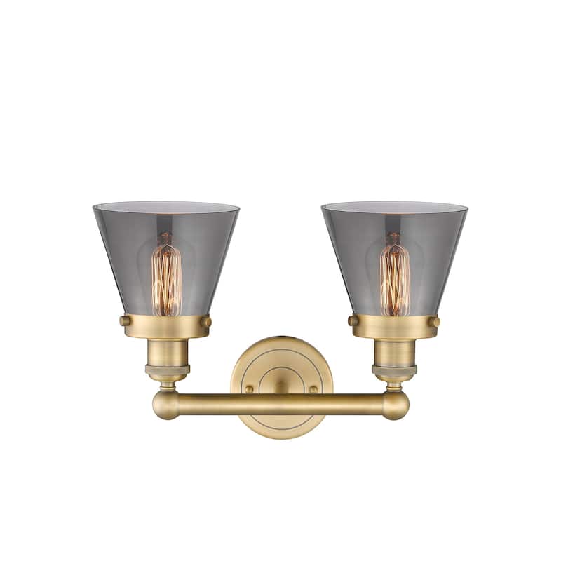 Innovations Lighting 616-2W-10-16 Cone Vanity Cone 2 Light 16" Wide