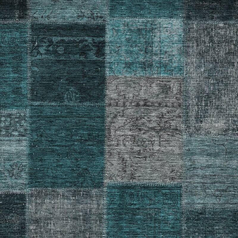 HomeRoots Patchwork Transitional Rectangle Outdoor Rug