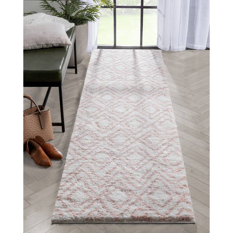 Well Woven Celeste Lagos Tribal Diamond Pattern Area Rug