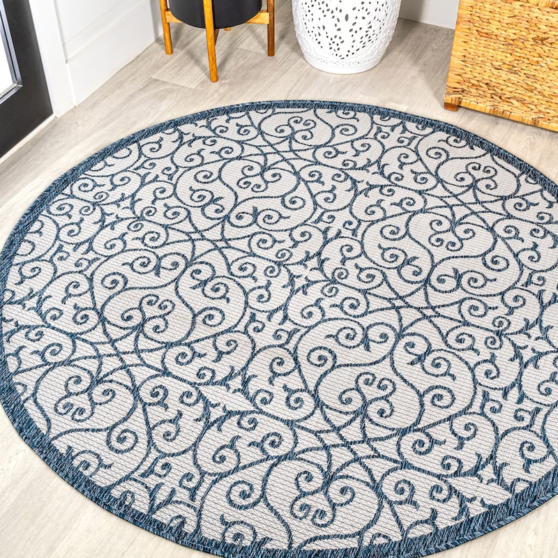 JONATHAN Y Ourika Textured Weave Indoor/Outdoor Area Rug