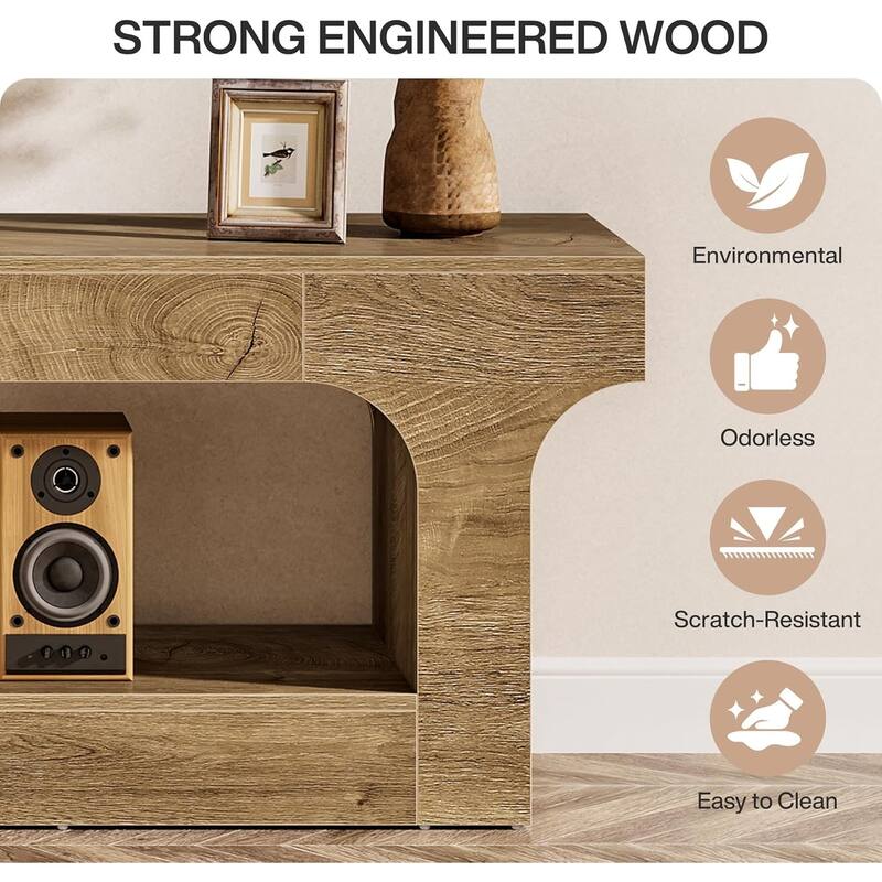 63-Inch Entertainment Center Television Stand for 55/60/65/75-Inch TVs