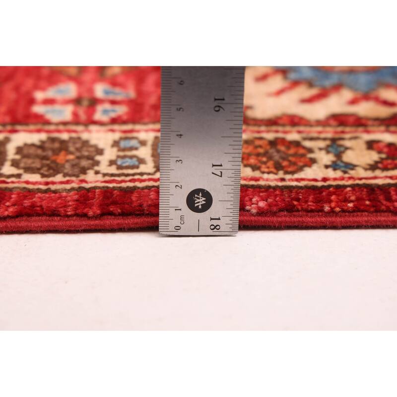 ECARPETGALLERY Hand-knotted Aryana Red Wool Rug - 5'8 x 7'10