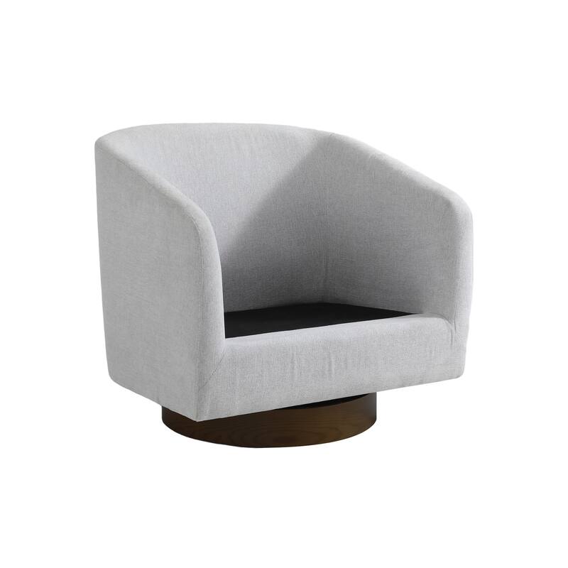 Modern 360°Swivel Barrel Chair