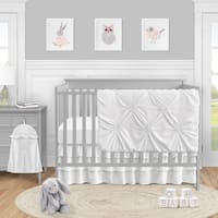 White Solid Color Baby Bedding Shop Online At Overstock