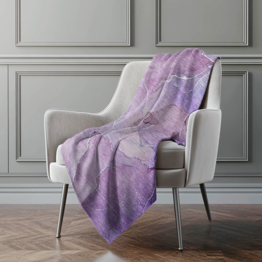 Premium Machine Washable Abstract Contemporary Sherpa Throw Blanket