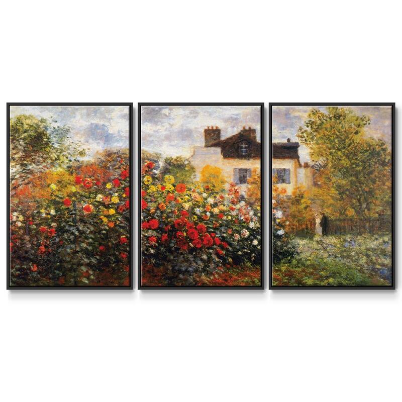 Argenteuil by Monet - Multi Piece Framed Canvas