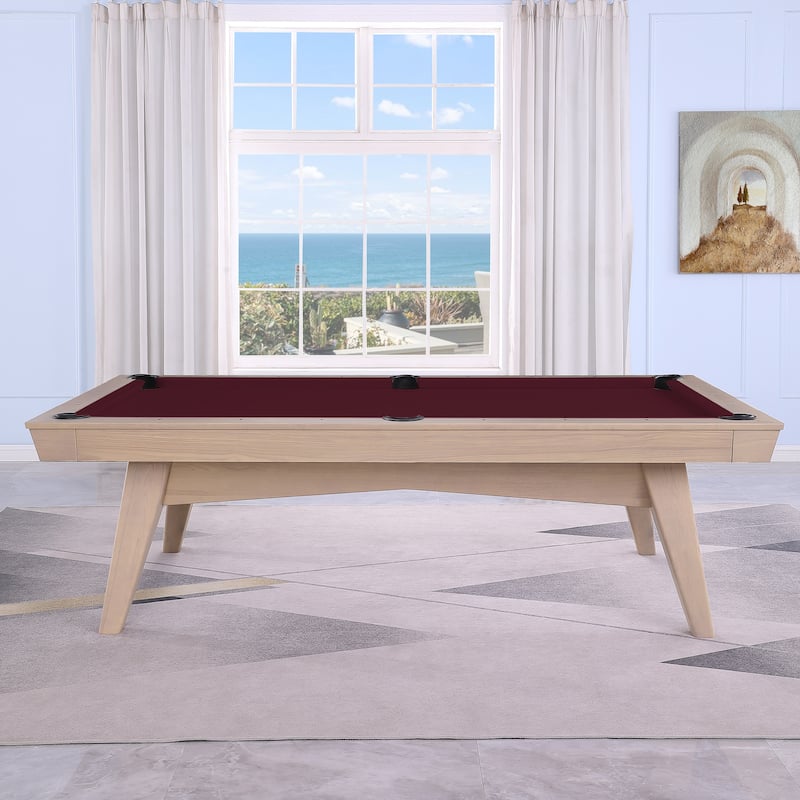 Modulite Slate Pool Table W/wo Dining Top - Brown/Silver