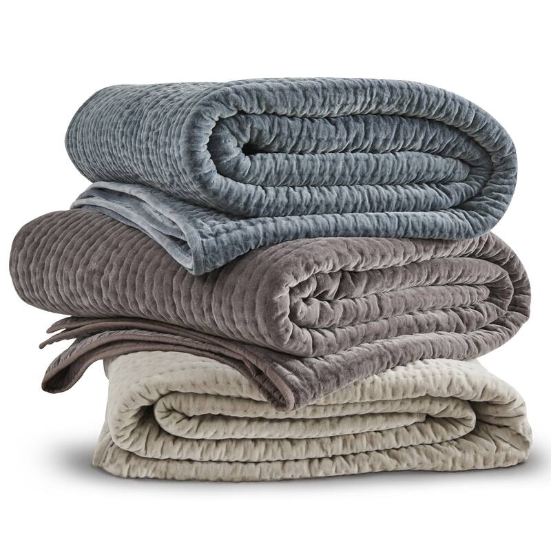 Tamara Cotton Velvet Quilt Set