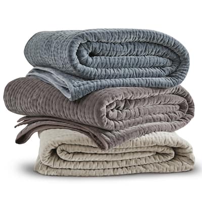 Tamara Cotton Velvet Quilt Set
