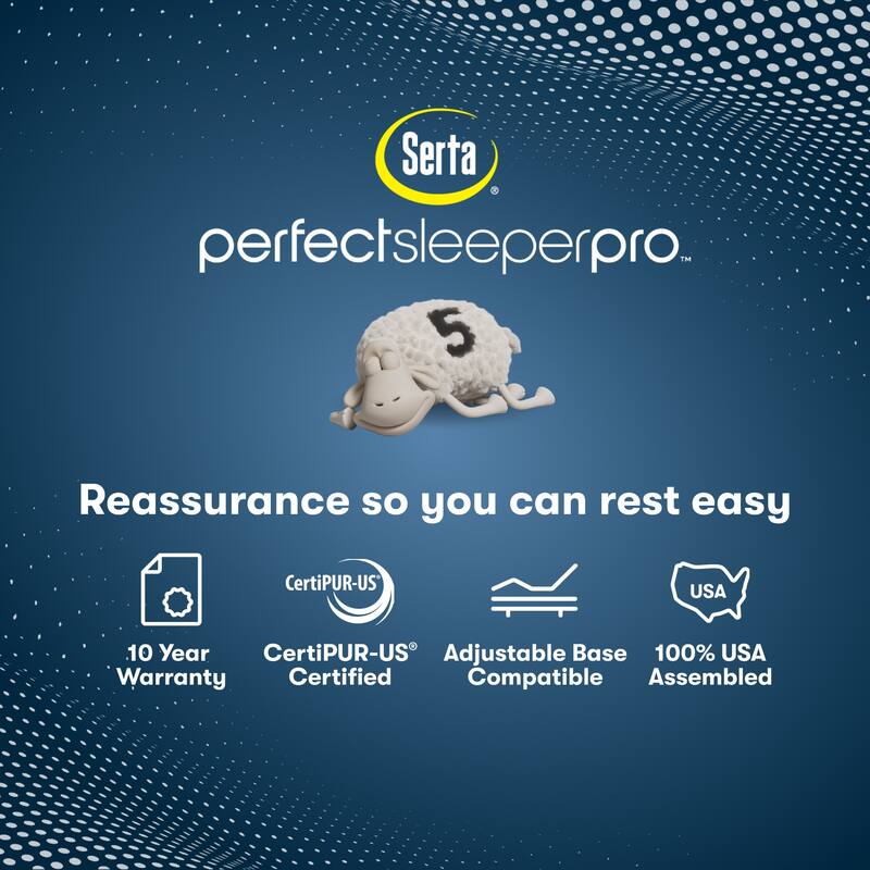 Serta Perfect Sleeper Pro Hampton 12.5" Latex Hybrid Extra Firm Mattress