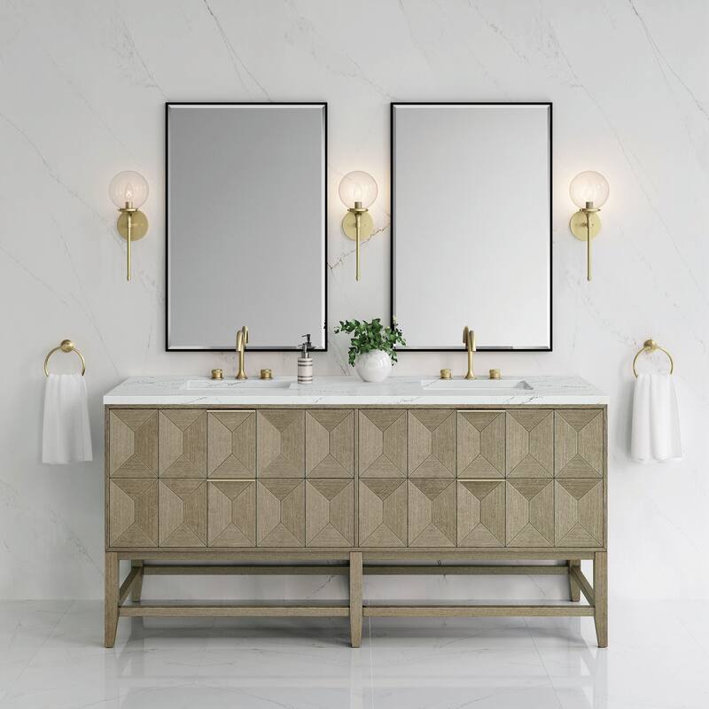 James Martin Vanities D100-V72-FENC Emmeline 72" Free Standing Double