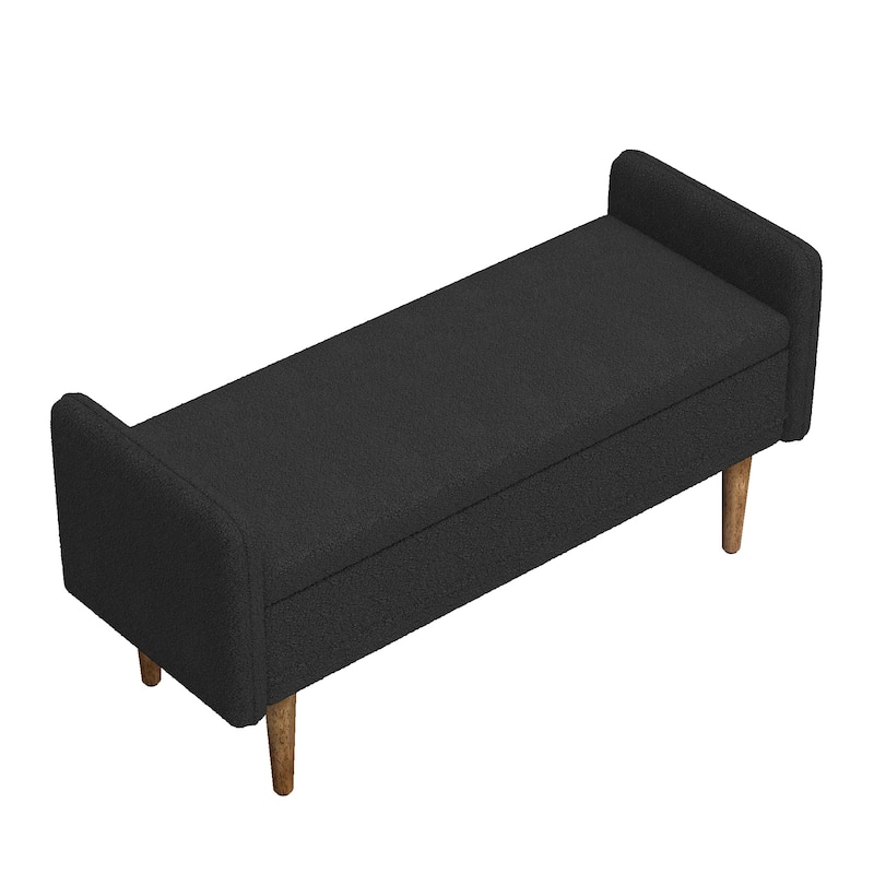linen Fabric Storage Stool
