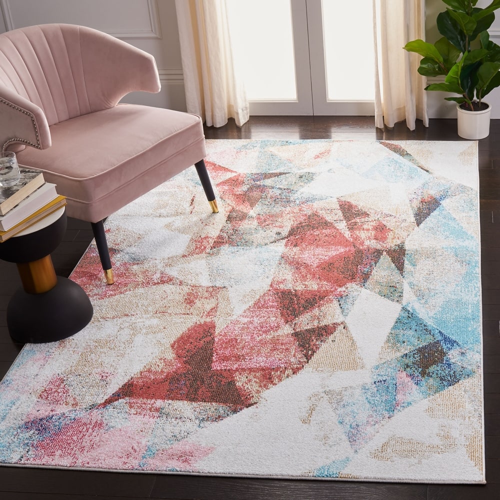 SAFAVIEH Phoenix Hannlenie Modern Abstract Rug