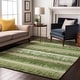 preview thumbnail 77 of 132, Premium Washable Super Soft Modern Ombre Stripe Mayfield Rug Green - 10' x 14'