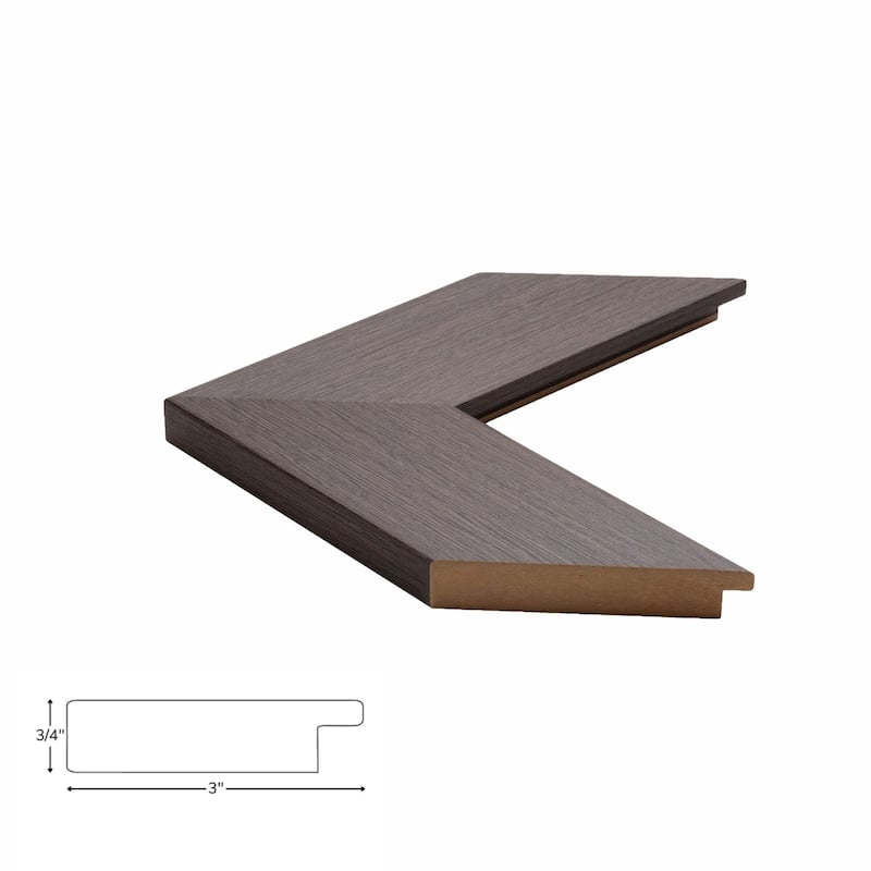 Frame My Mirror Grey Oak Framed Wall Mirror, Pendleton Design