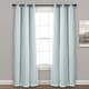 preview thumbnail 125 of 146, Lush Decor Grommet Sheer Panel Pair with Insulated Blackout Lining
