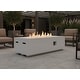 preview thumbnail 13 of 21, GDFStudio - 60" Outdoor Magnesium Oxide Fire Pit Table
