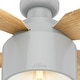 preview thumbnail 16 of 19, Hunter 52" Cranbrook Ceiling Fan with LED Light Kit and Remote - Mid-Century Modern, Low-Profile