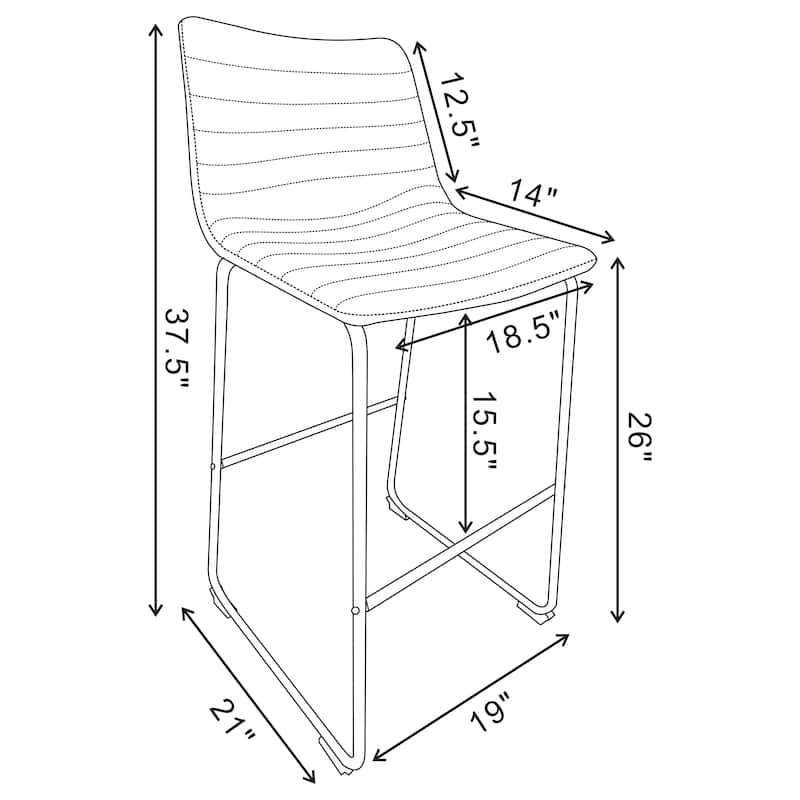 Zuni Bar Chair (Set Of 2)