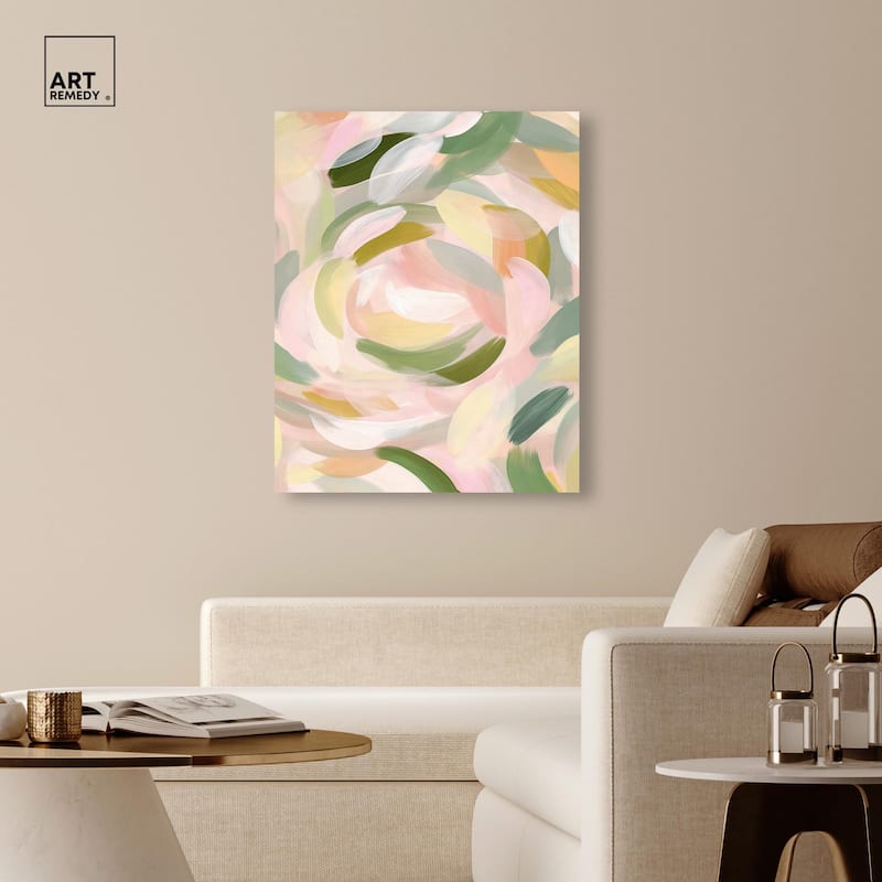 Brushstroke II Canvas by Art Remedy, Gallery Wrapped
